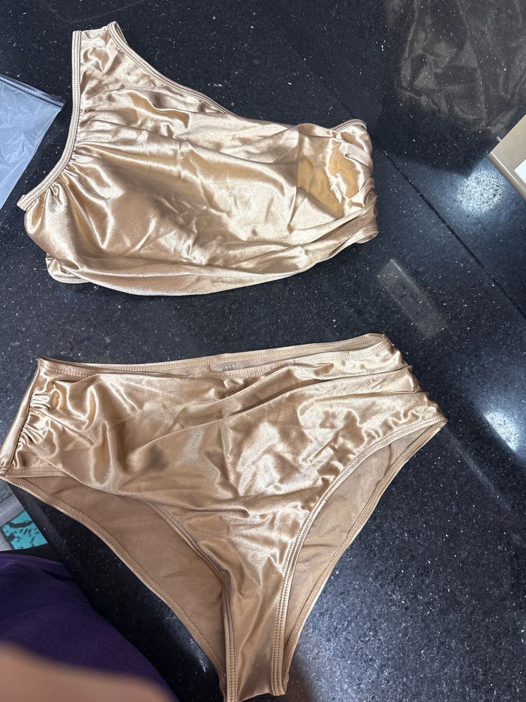 two pieces swimming suit