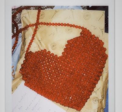 pearl bag- heart shape