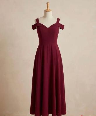 Burgandy dress  one time only