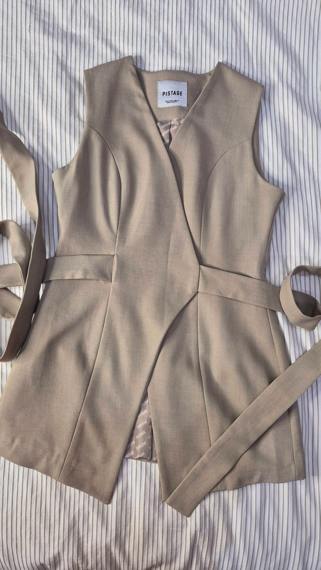 Wrapped long Vest - Pistage