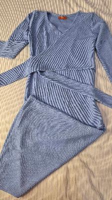 Maxi Body con Wrap knit dress