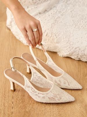 lace heels