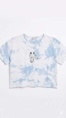 tie dye crop top