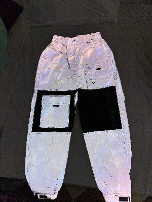 reflective pants drom bershka