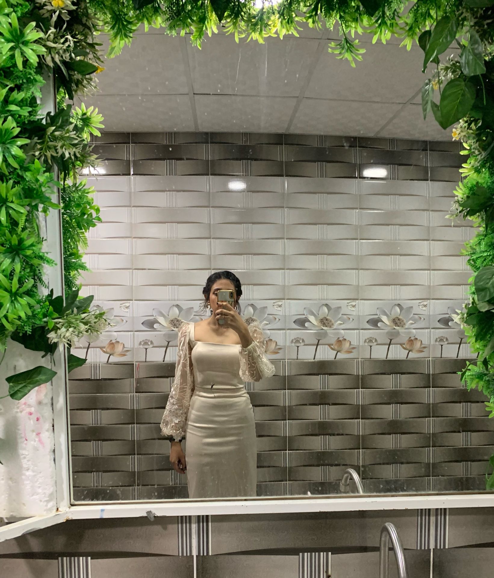satin dress