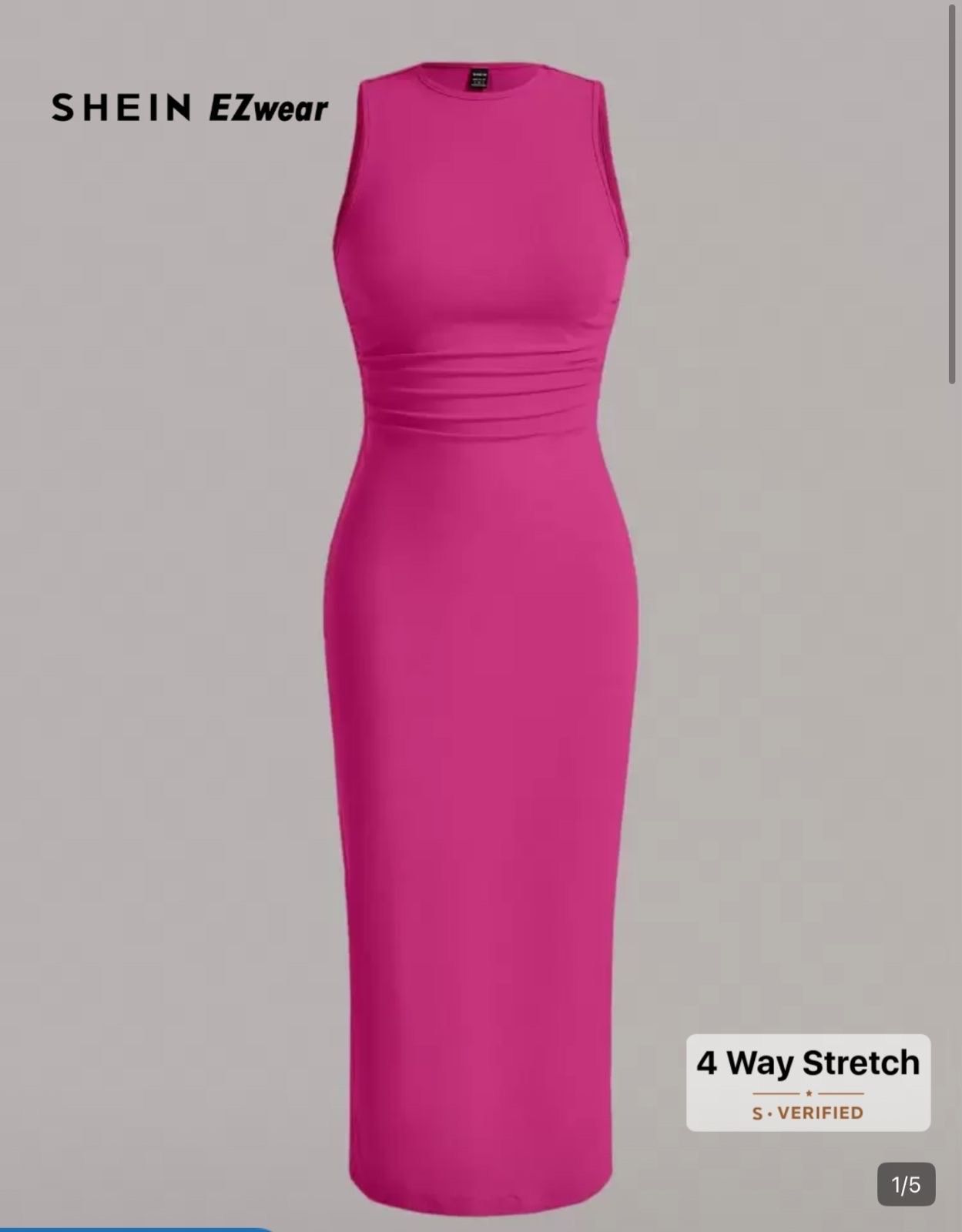 shein dress stretch