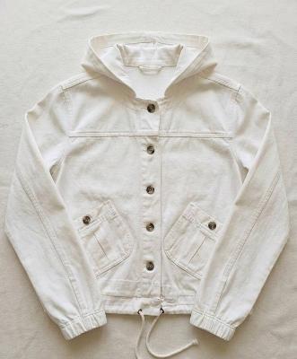 white summer jeans jacket