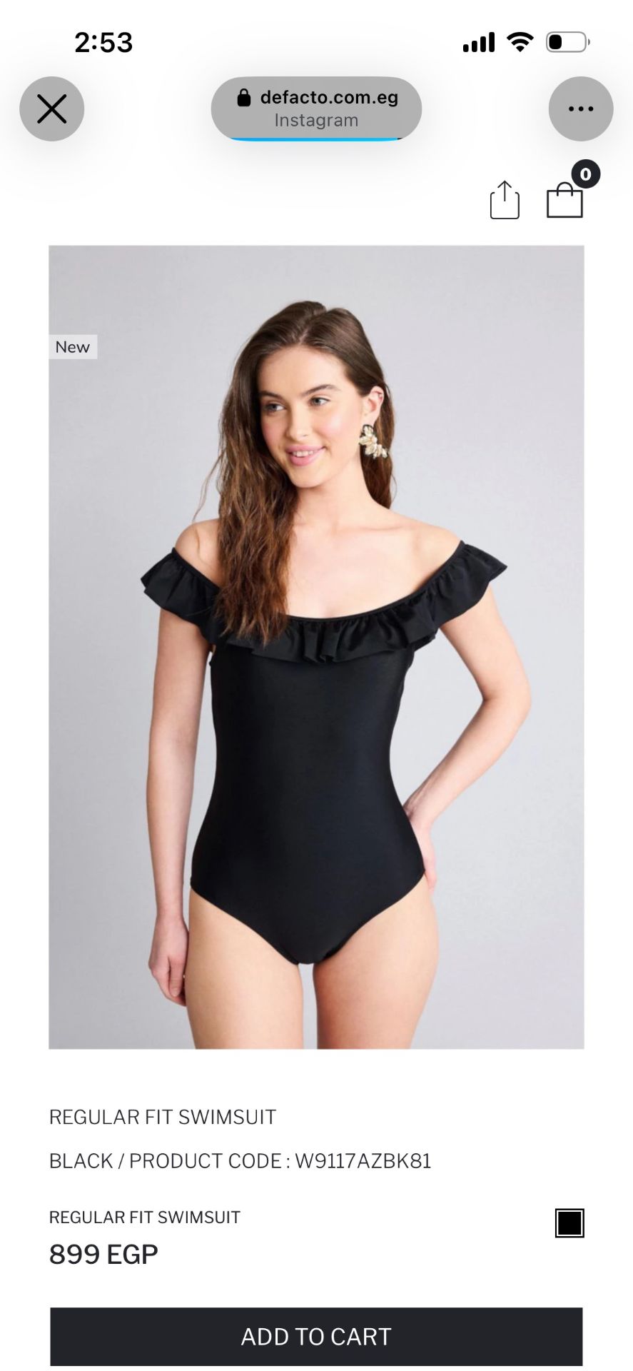 Defacto swimsuit
