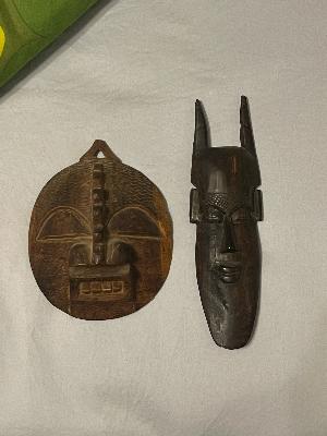 Hand-Carved Wooden Tribal