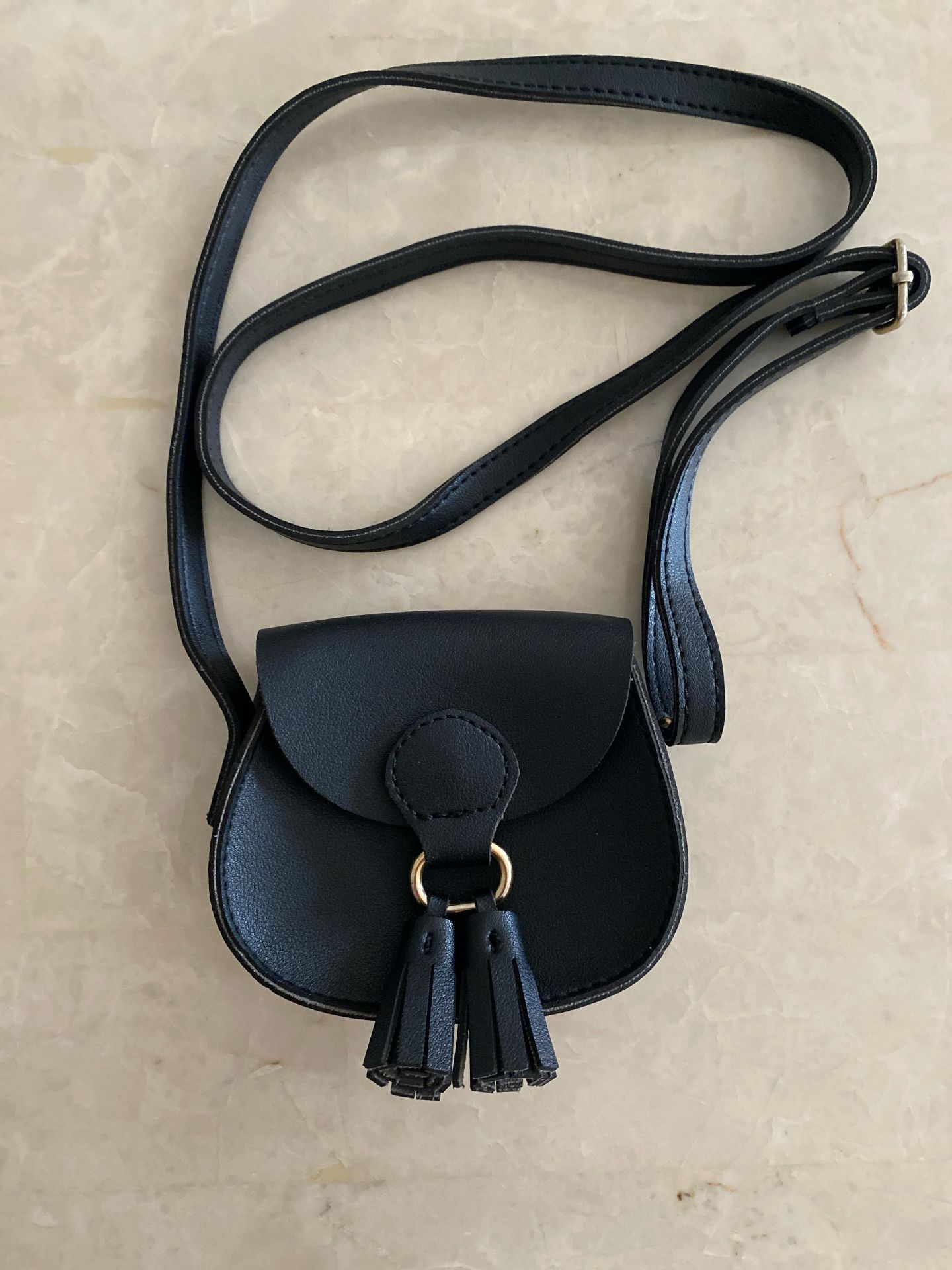 black mini bag