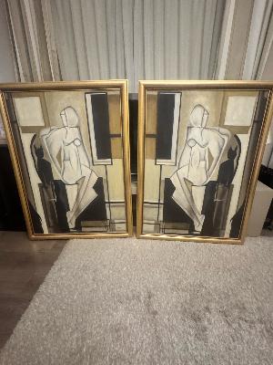 twin paintings