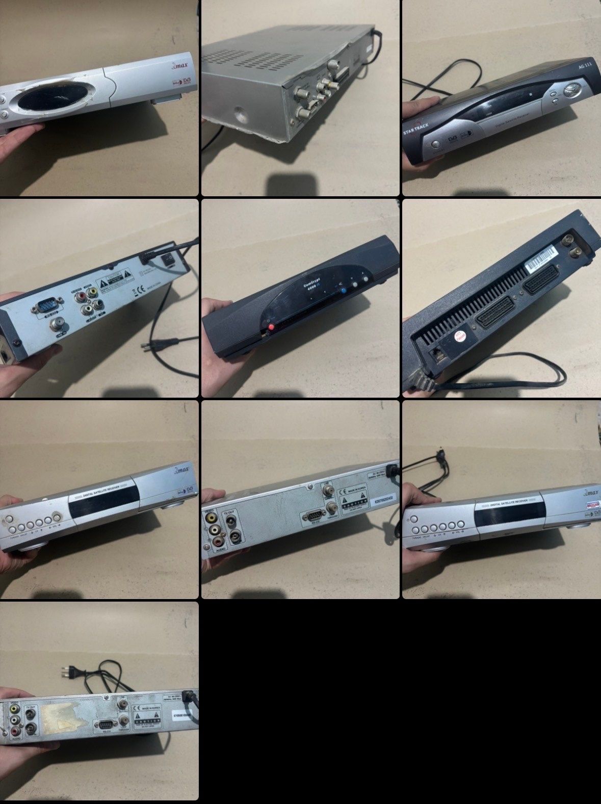 بيع 5 ريسيفرات دش قديمة