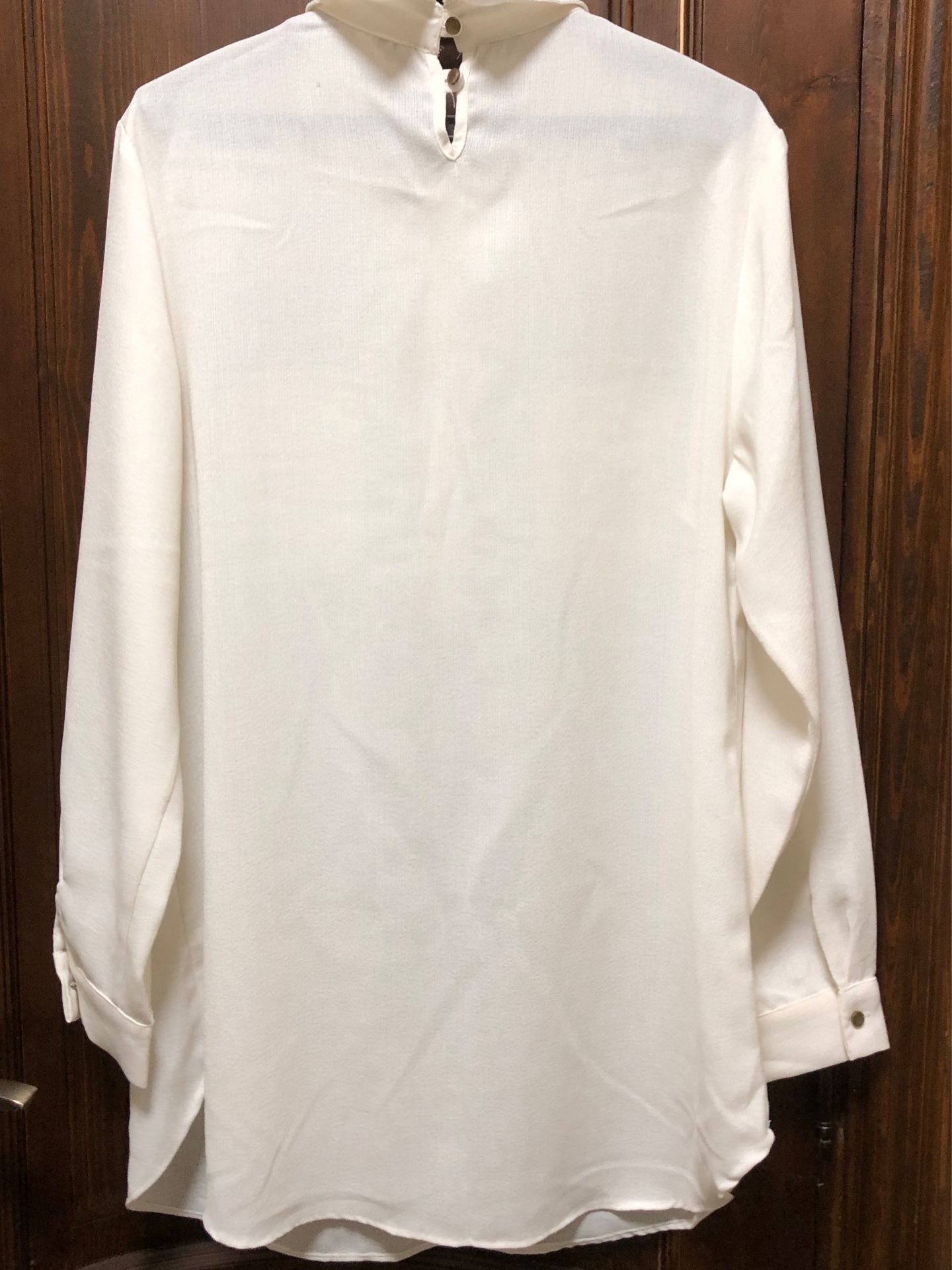 بلوزا off-white كتان