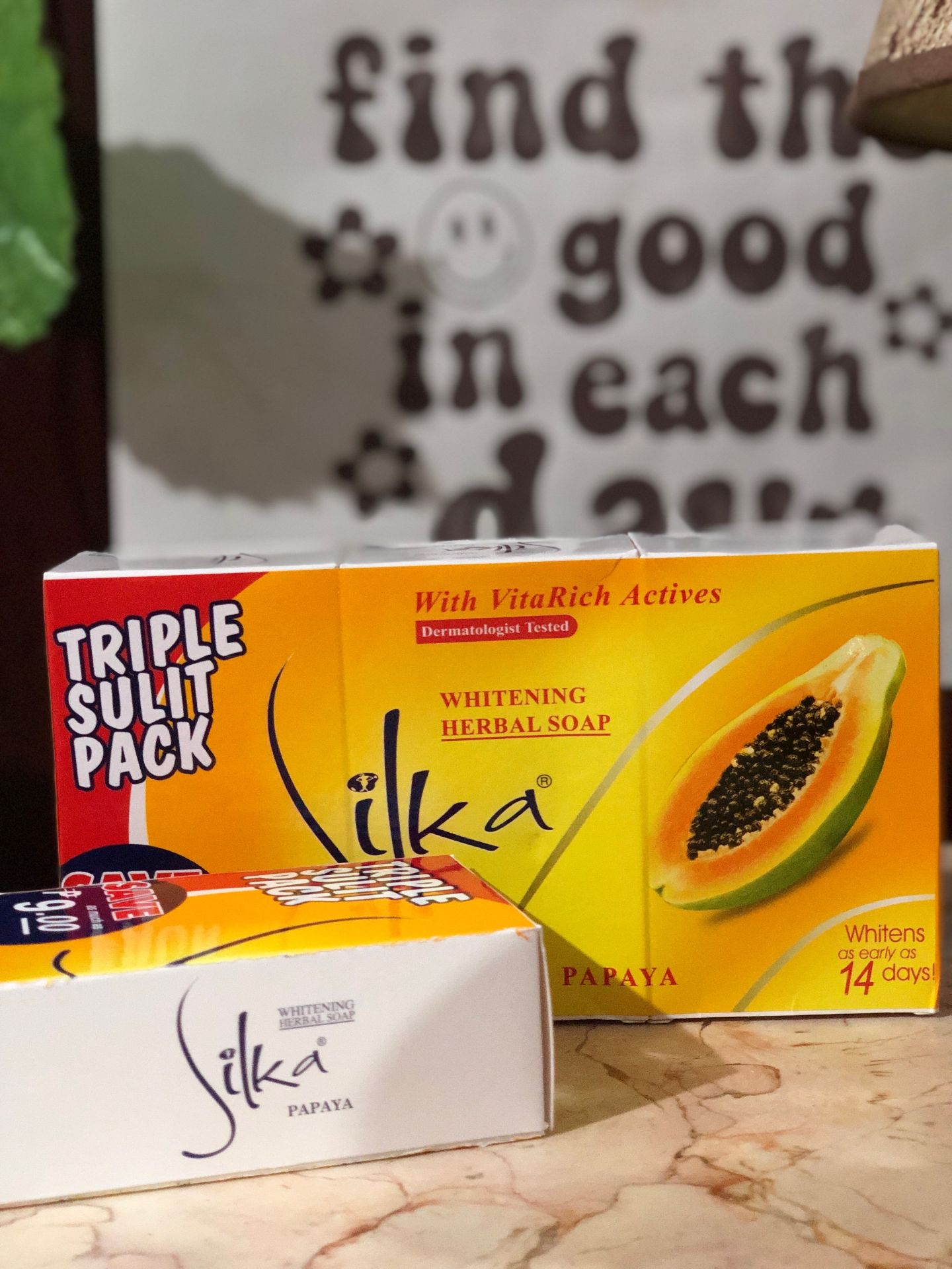 whitening Papaya soap (silka)