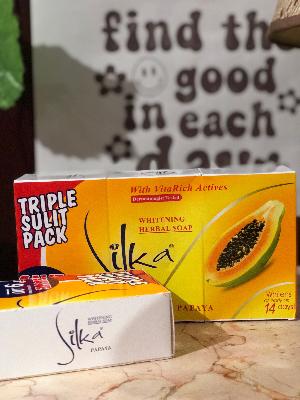 whitening Papaya soap (silka)