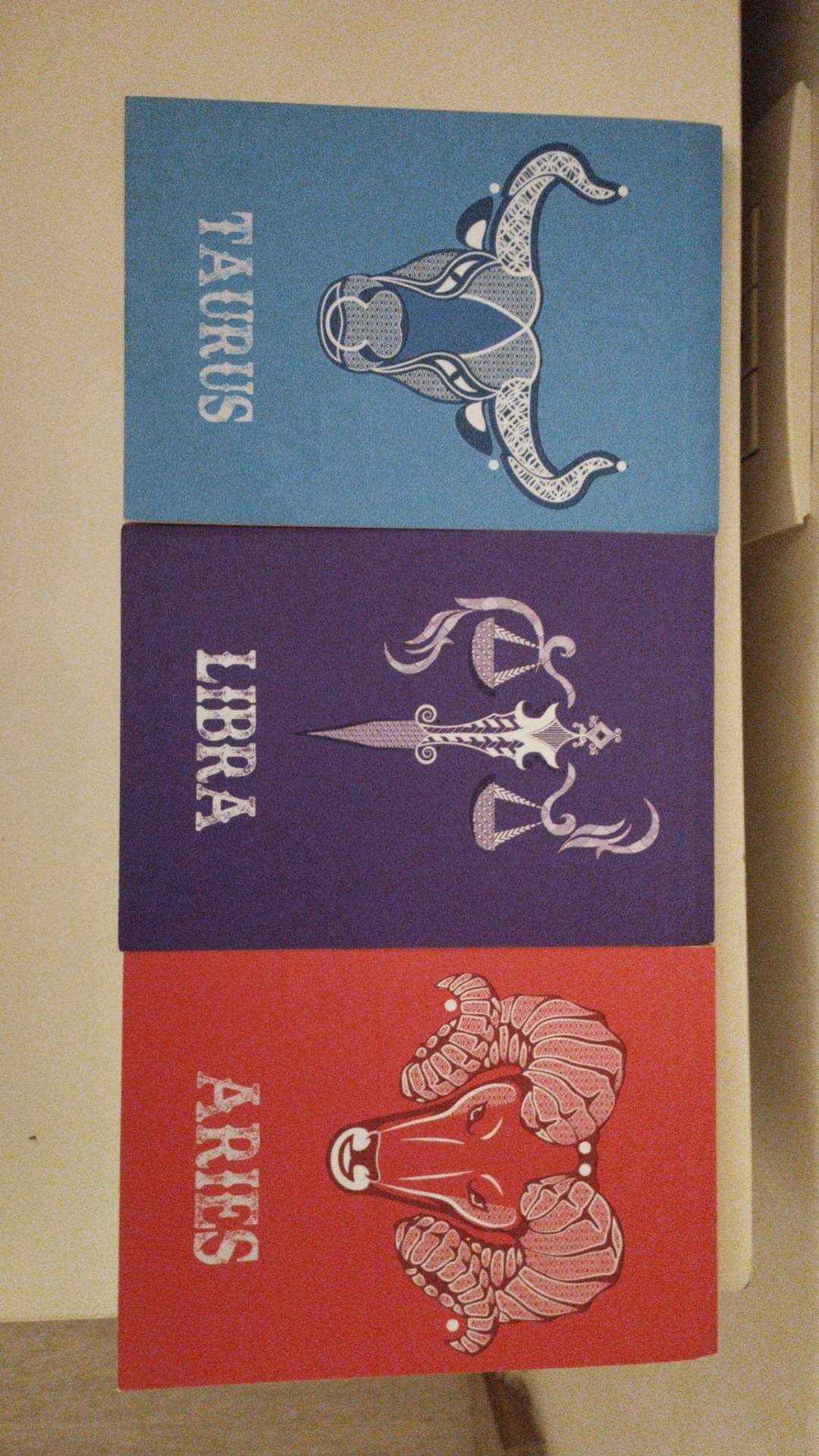 zodiac signs notebook