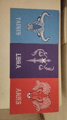 zodiac signs notebook