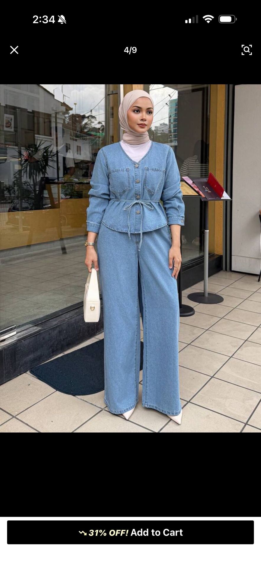 shein denim set