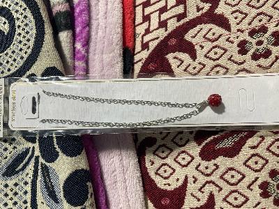 red ball necklace