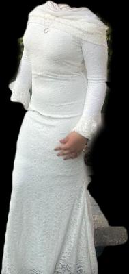 white dress