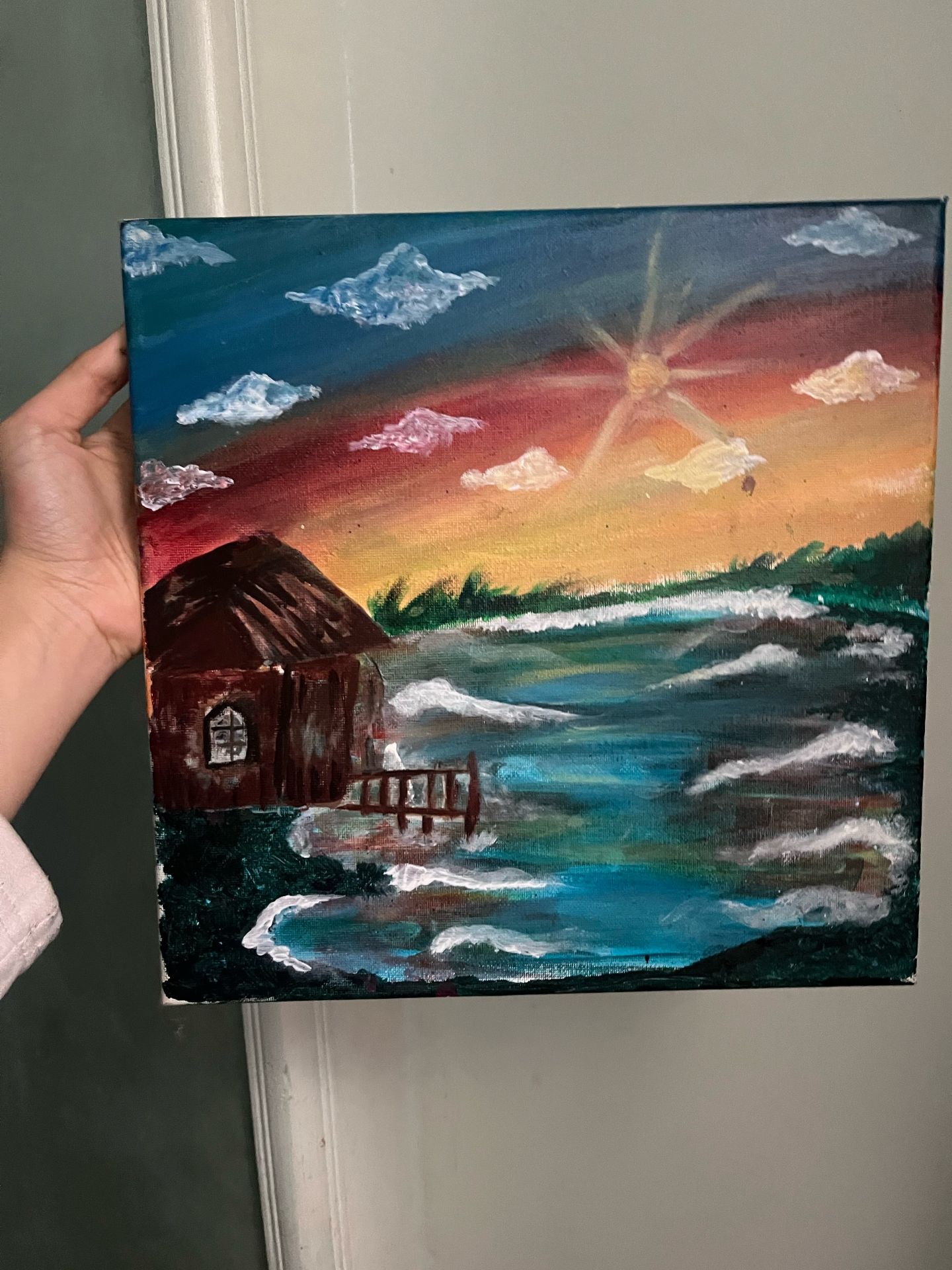 A painting by a beginner artis