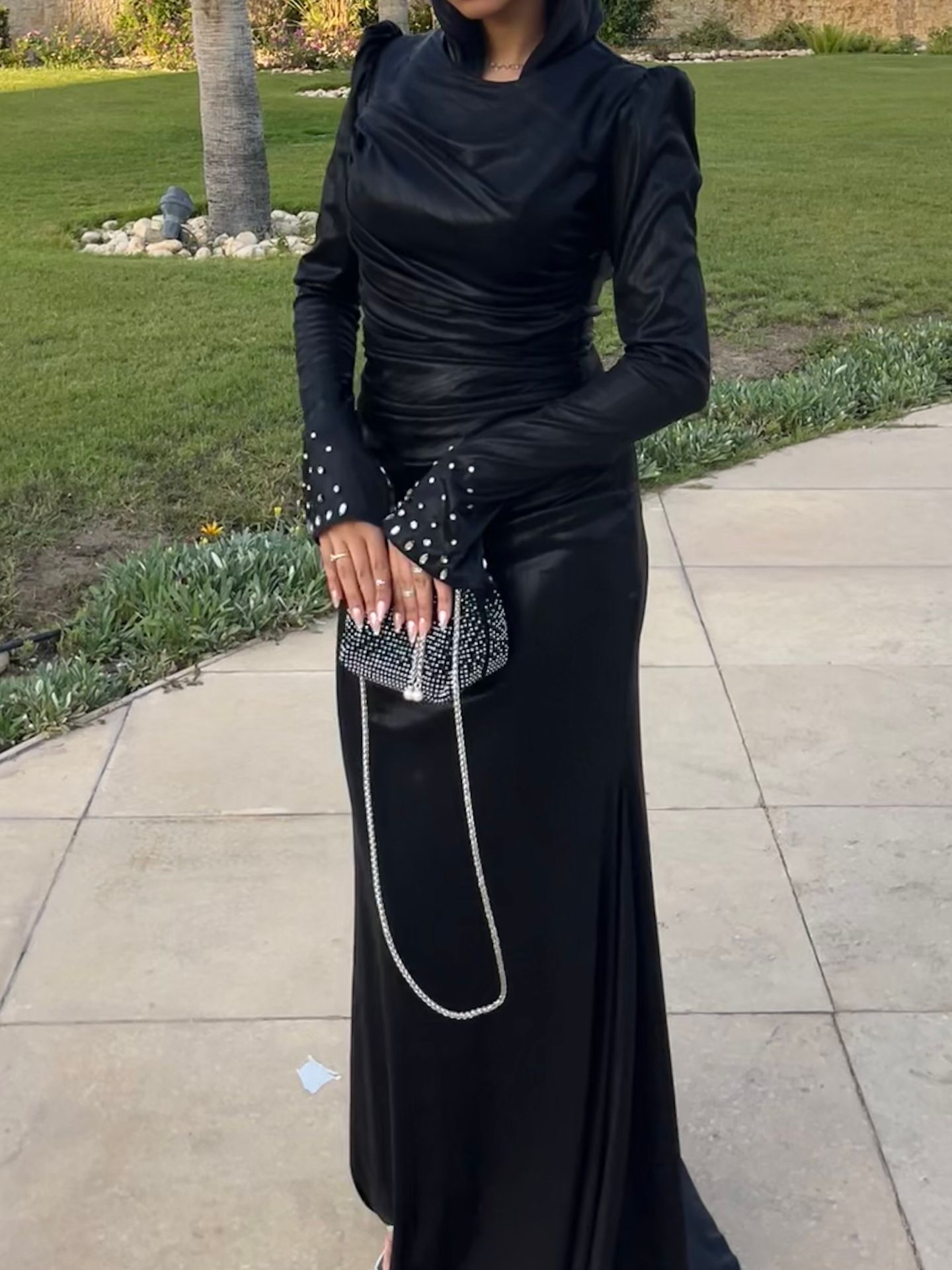 black disco dress