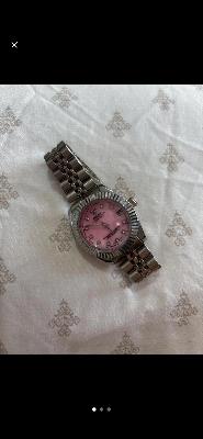 pink rolex watch