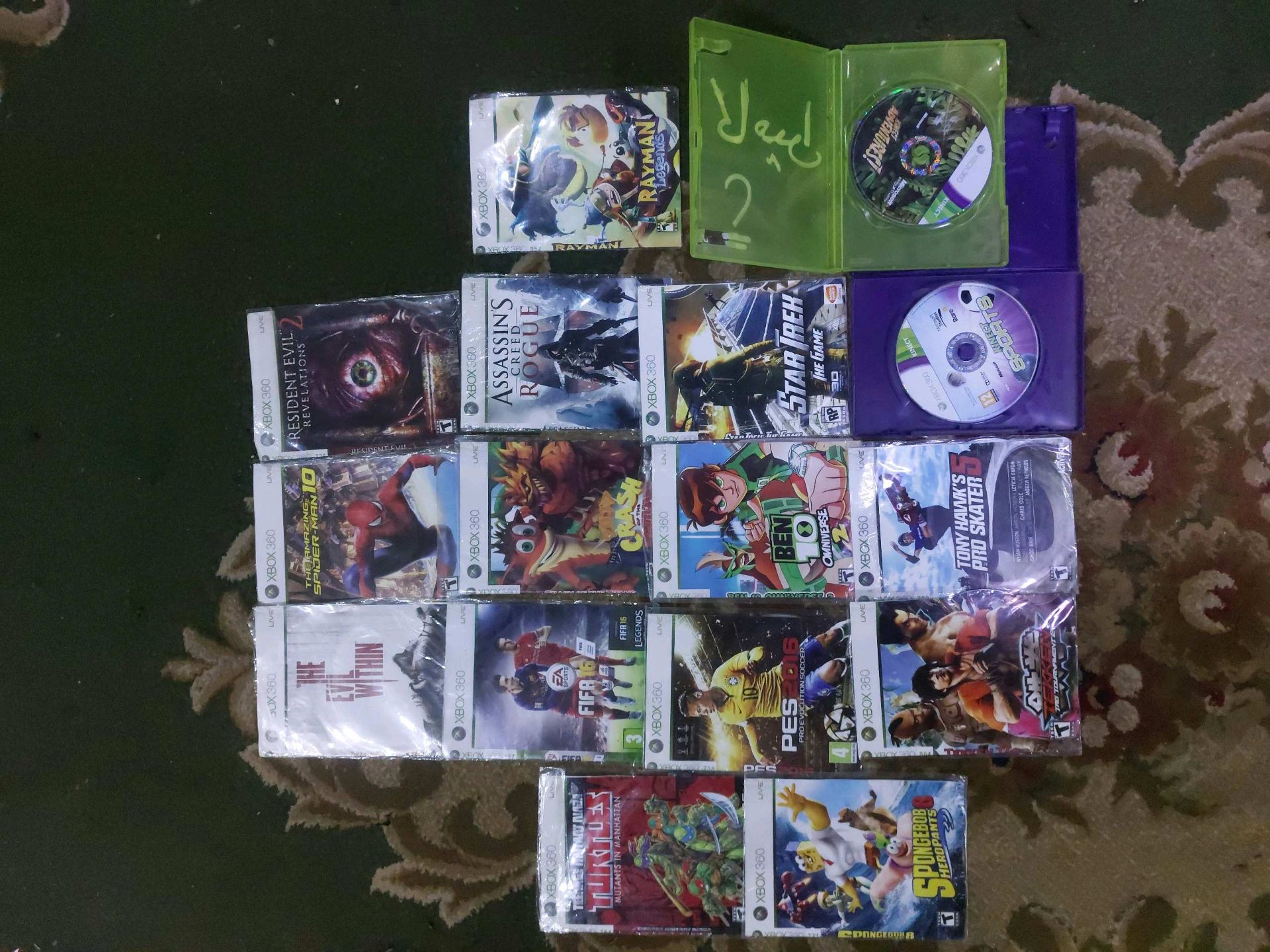 اسطوانات الغاب xbox360
