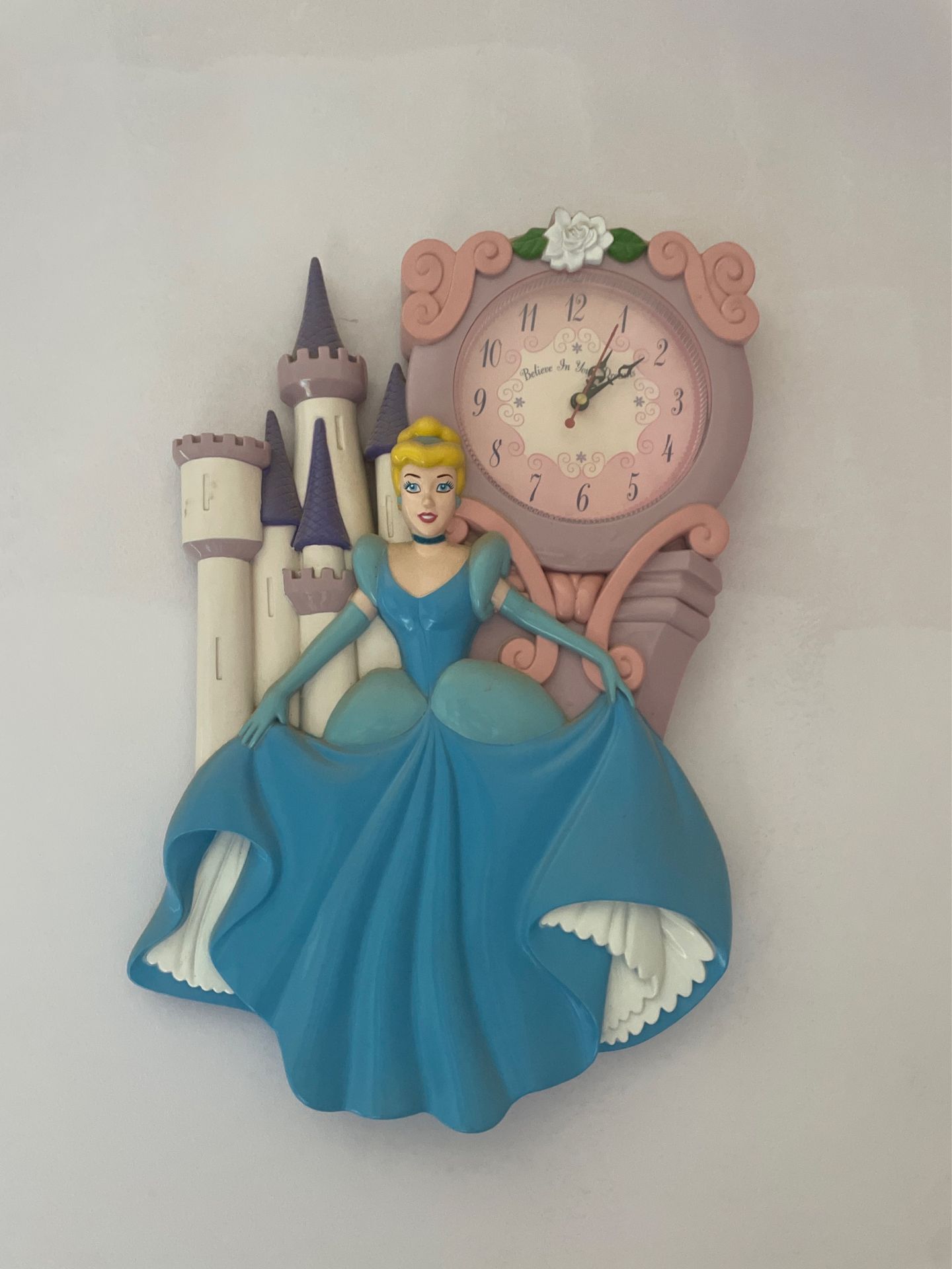 Cindrella Disney clock