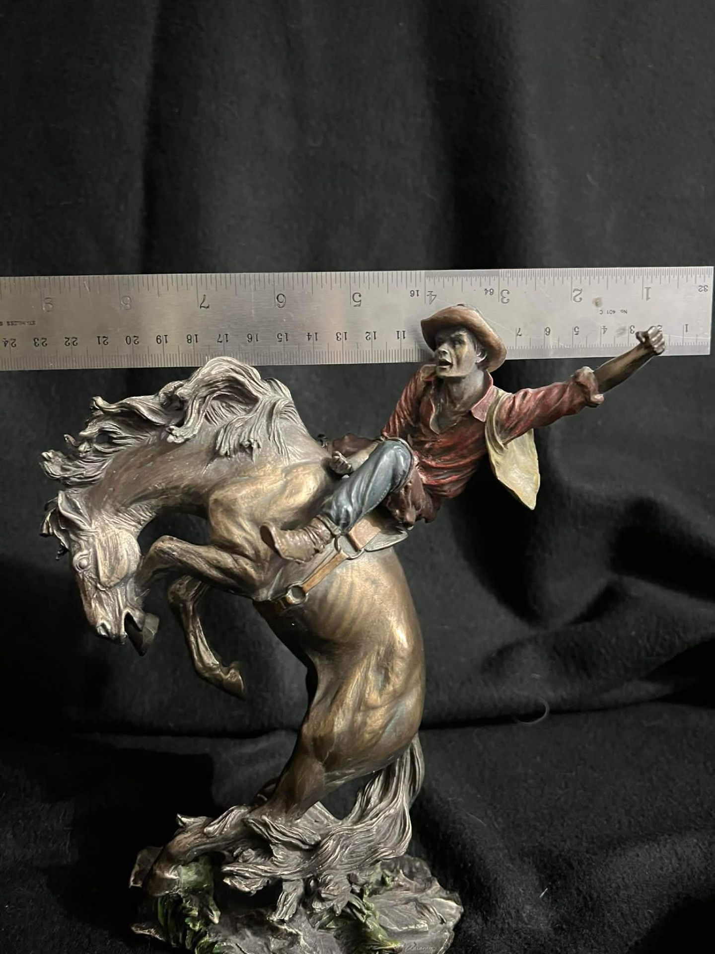 cowboy bronze blated