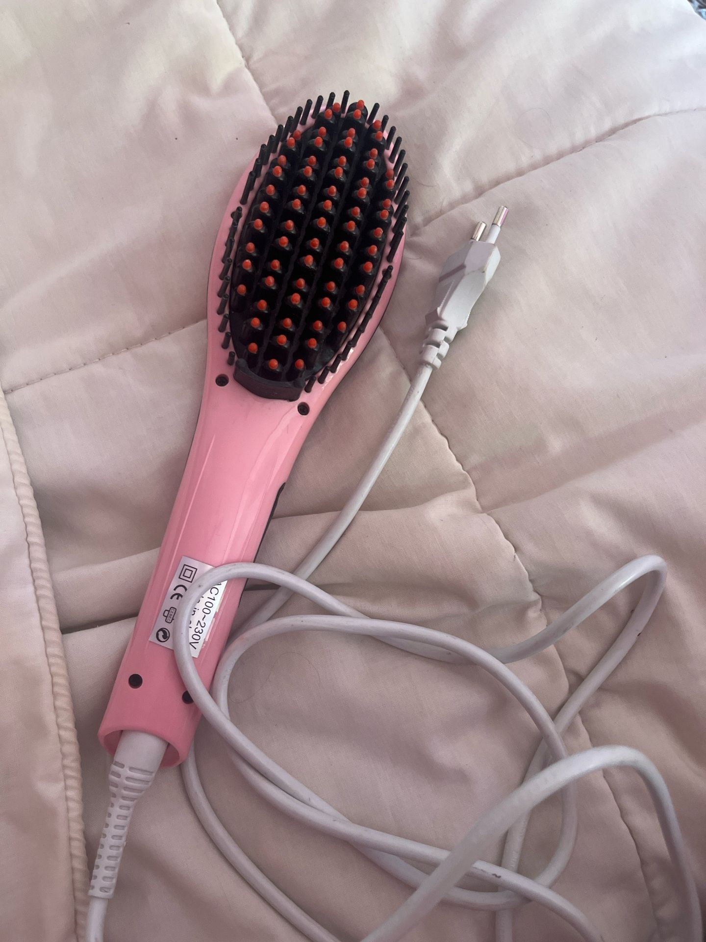hair straightener brush