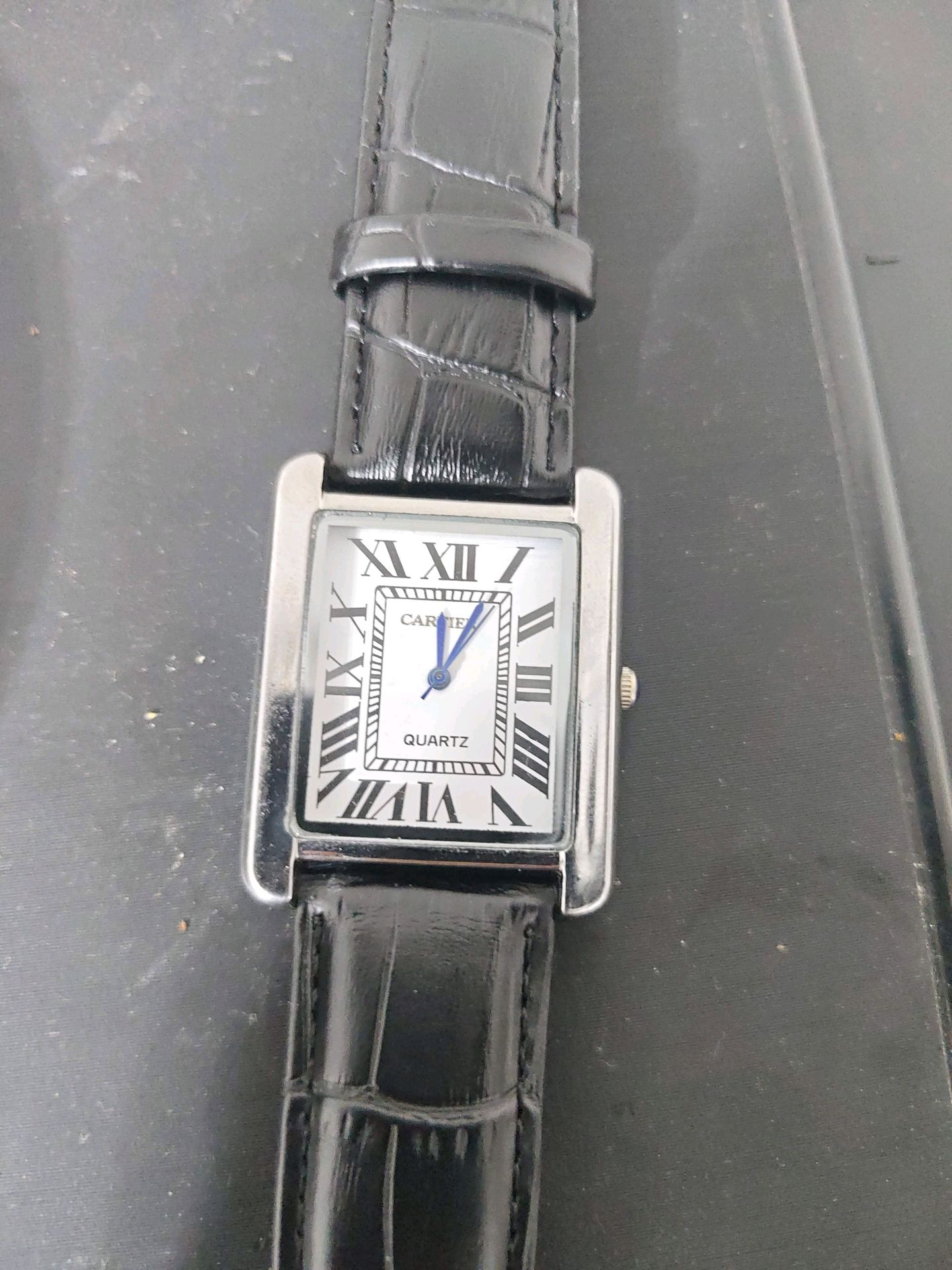 Cartier Tank black strap