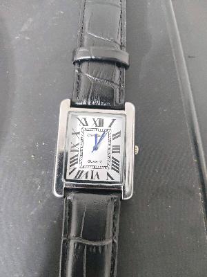 Cartier Tank black strap