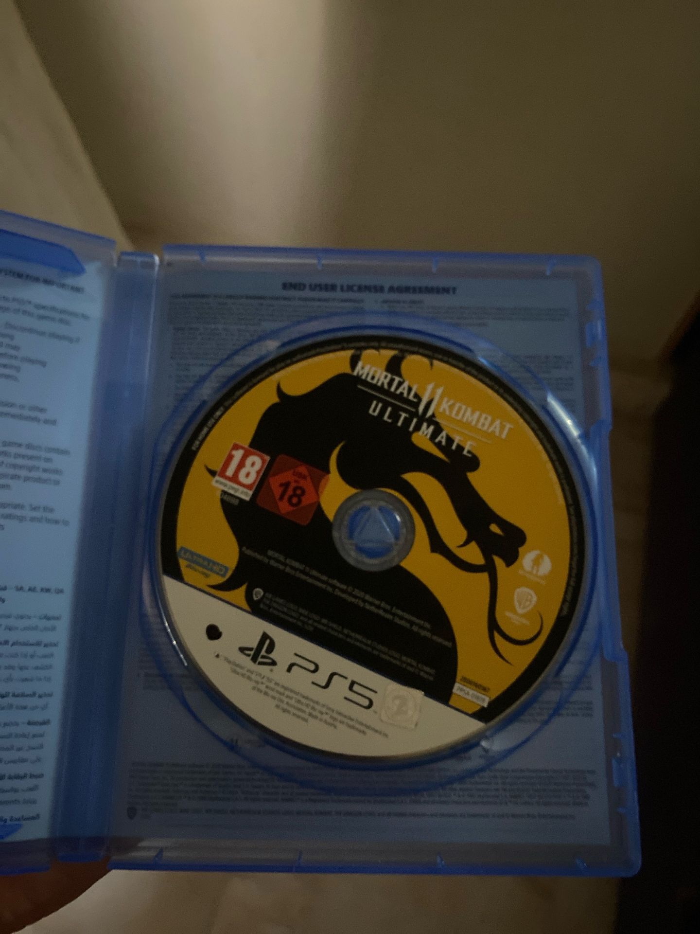 Mortal Kombat 11 Ps5 cd