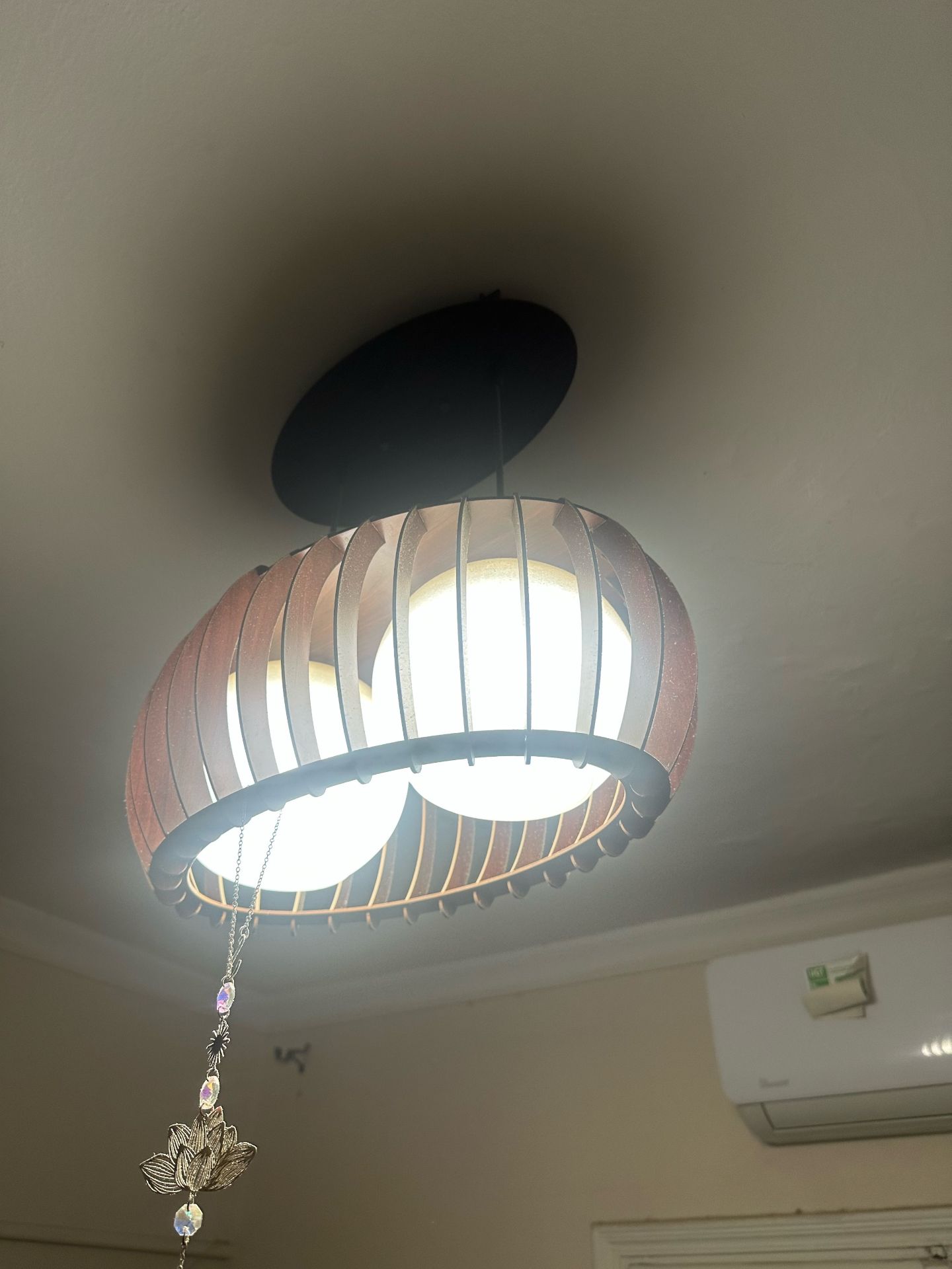 2 Modern Wooden Ceiling Light