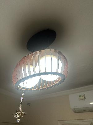 2 Modern Wooden Ceiling Light