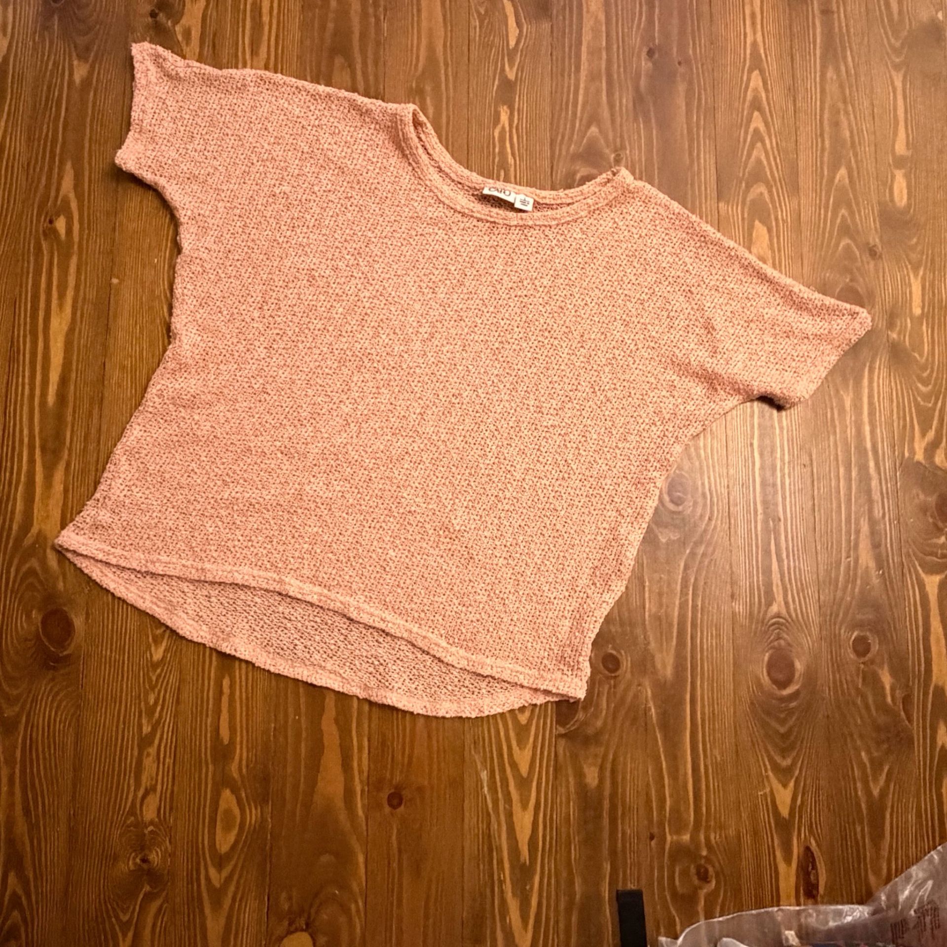 Peach colored top