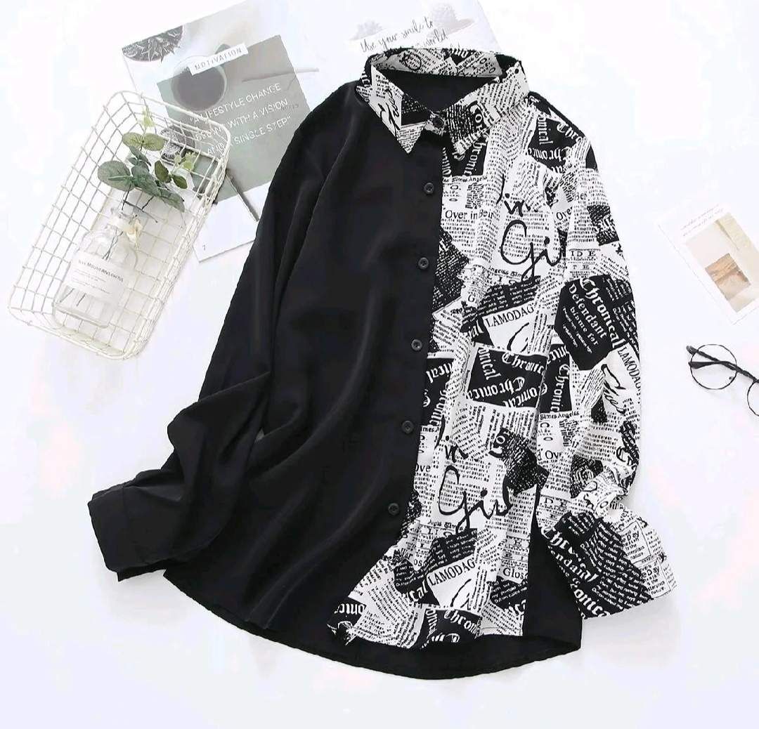 Shein button up top