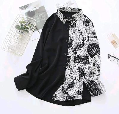 Shein button up top