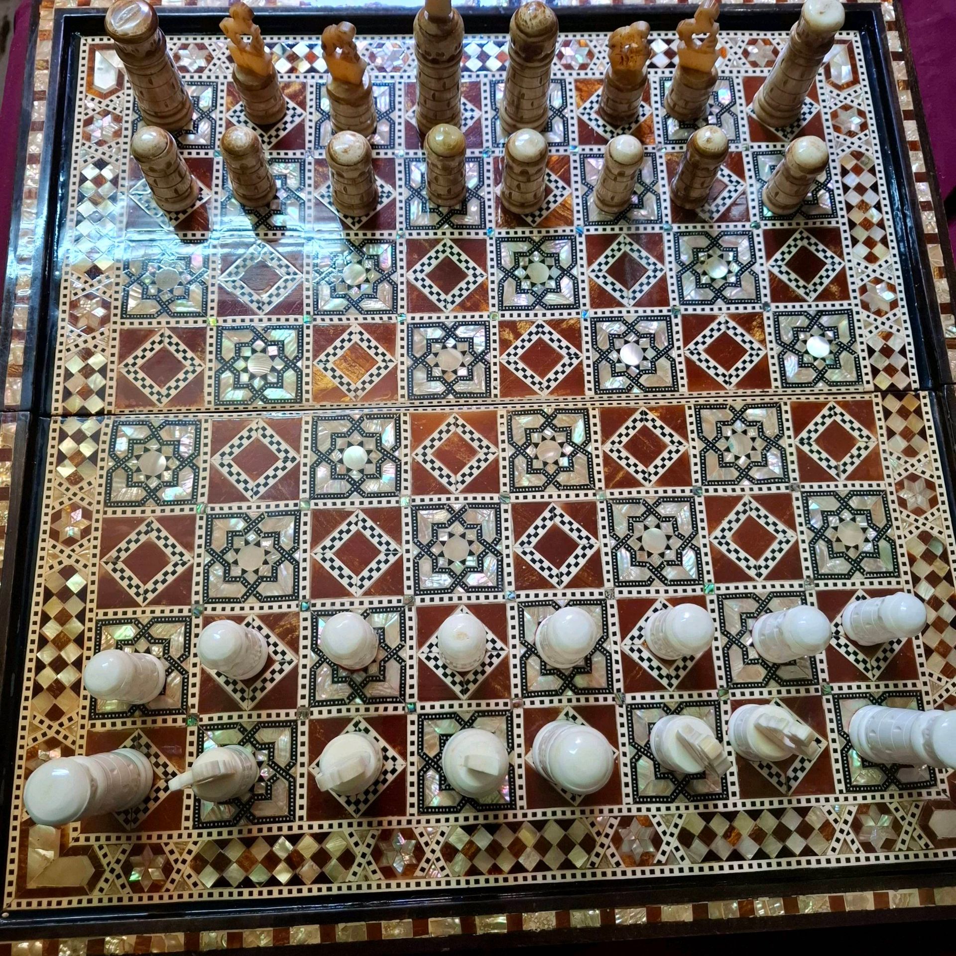 Mosaic chess & Backgammon