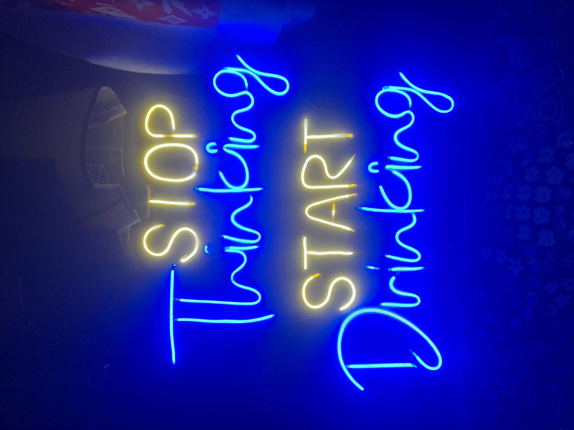 Illuminated nightclub sign