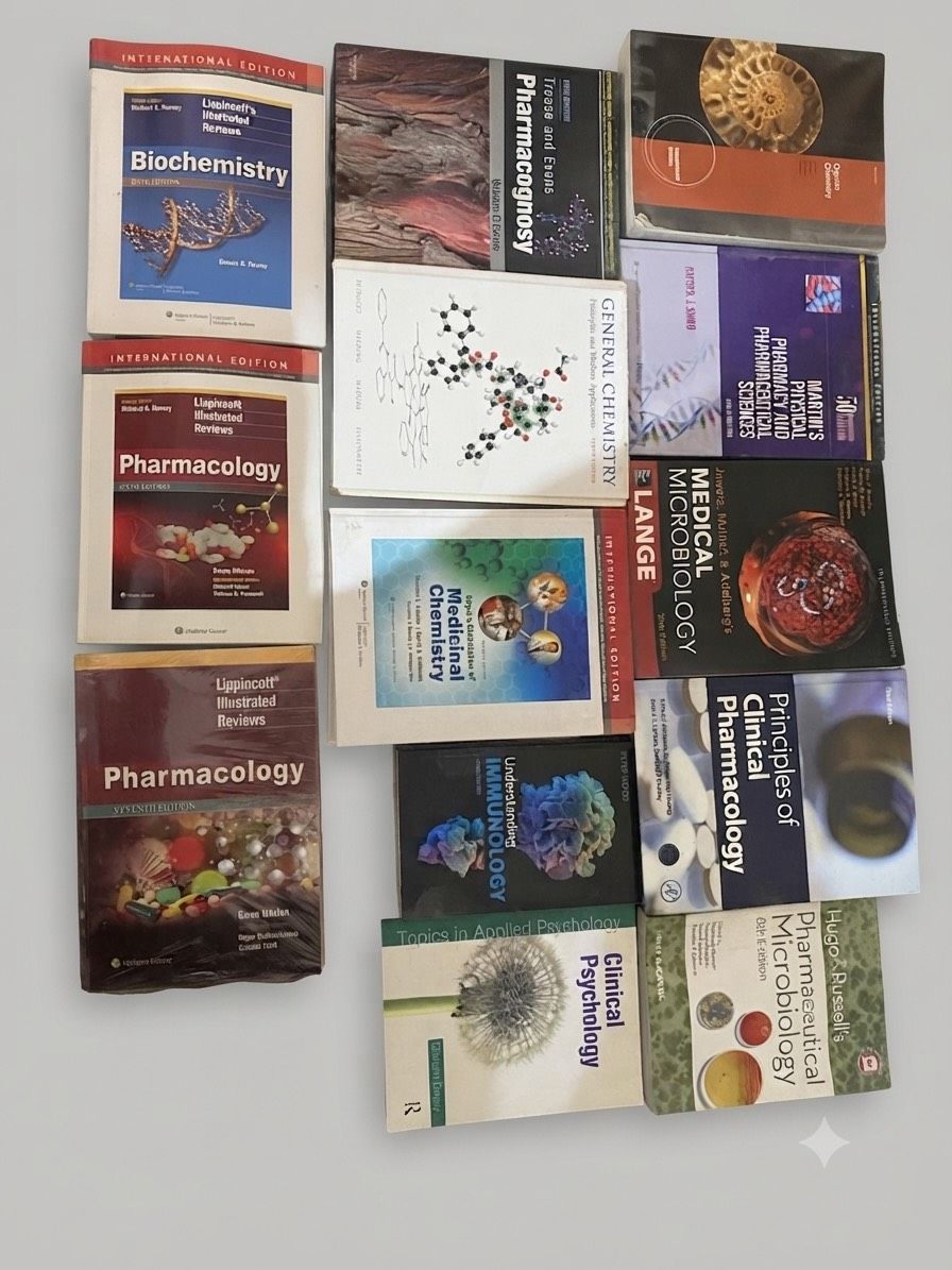 مجموعة كتب صيدلة أصلية