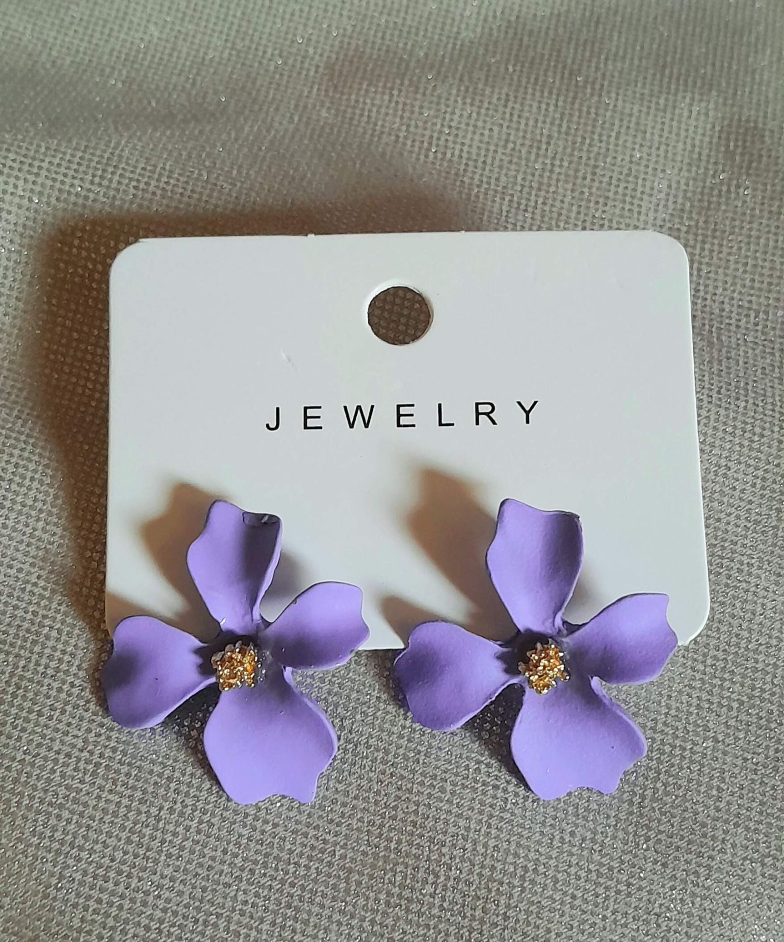 Purple Earrings