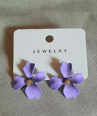Purple Earrings
