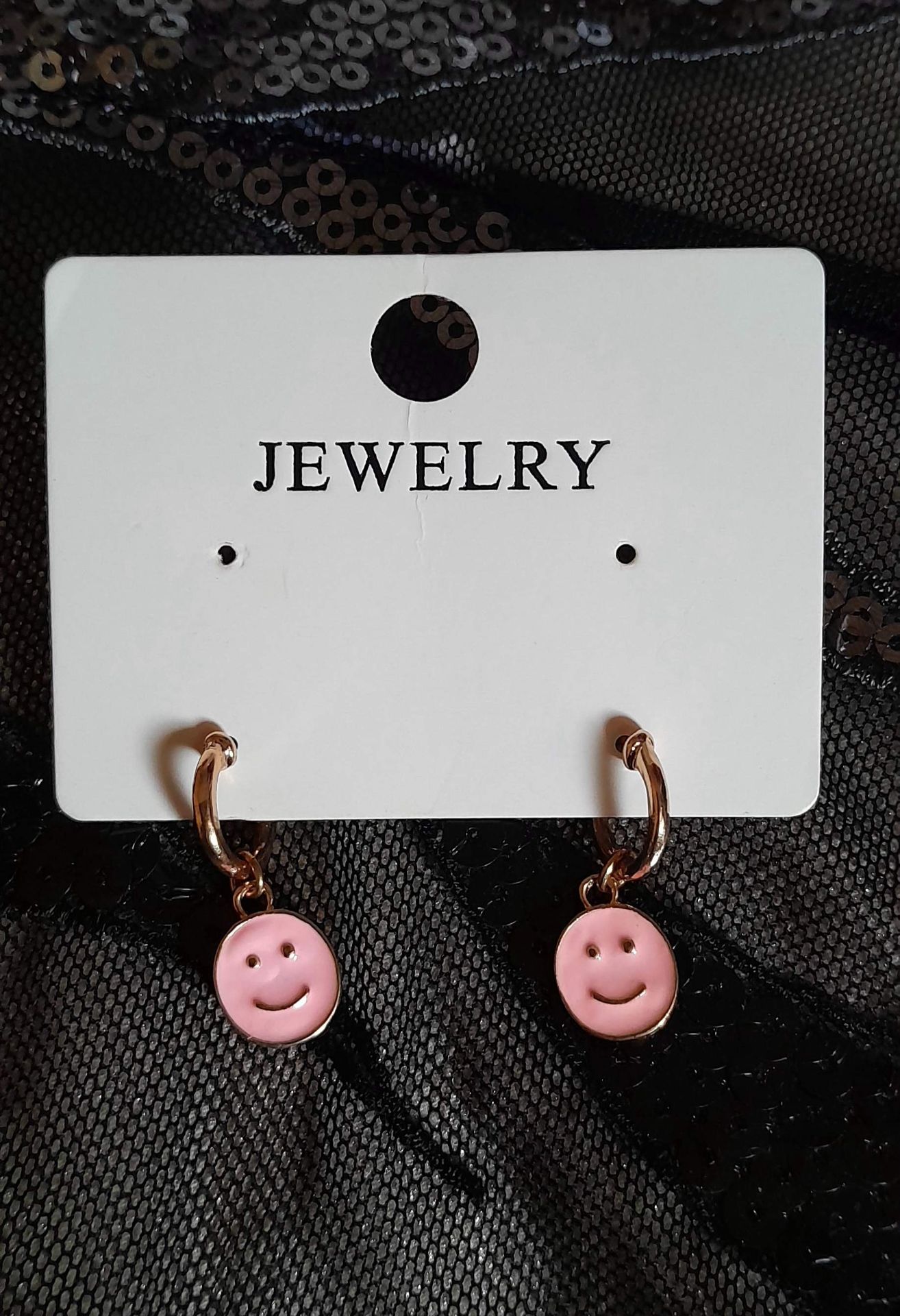 Smiley face earrings