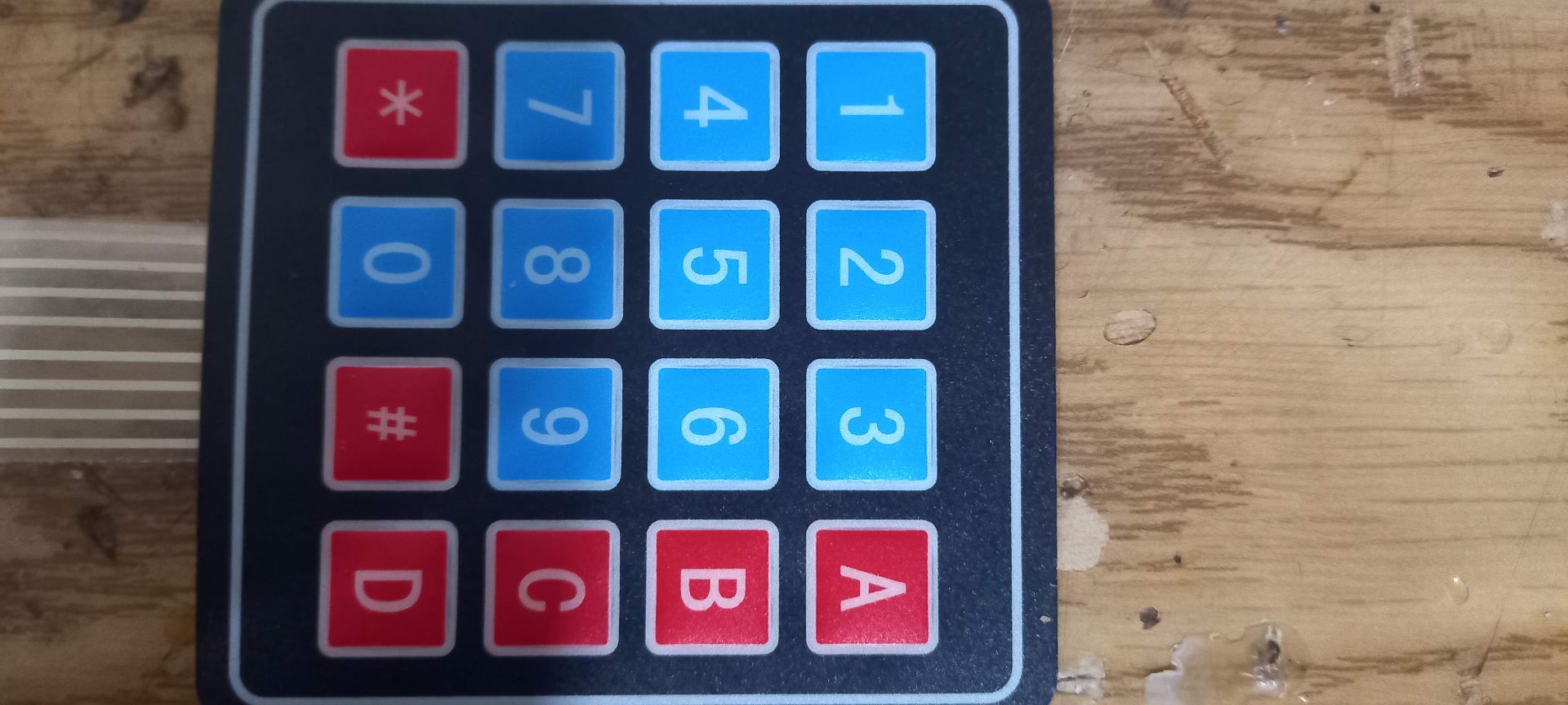 4x4 Membrane Keypad
