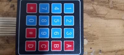4x4 Membrane Keypad