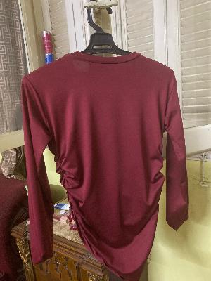 burgandy top