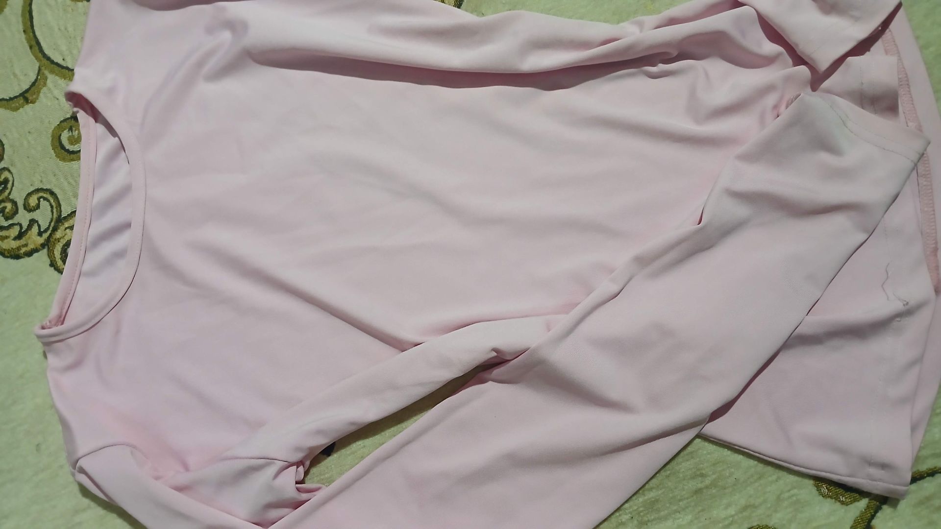 baby pink basic top