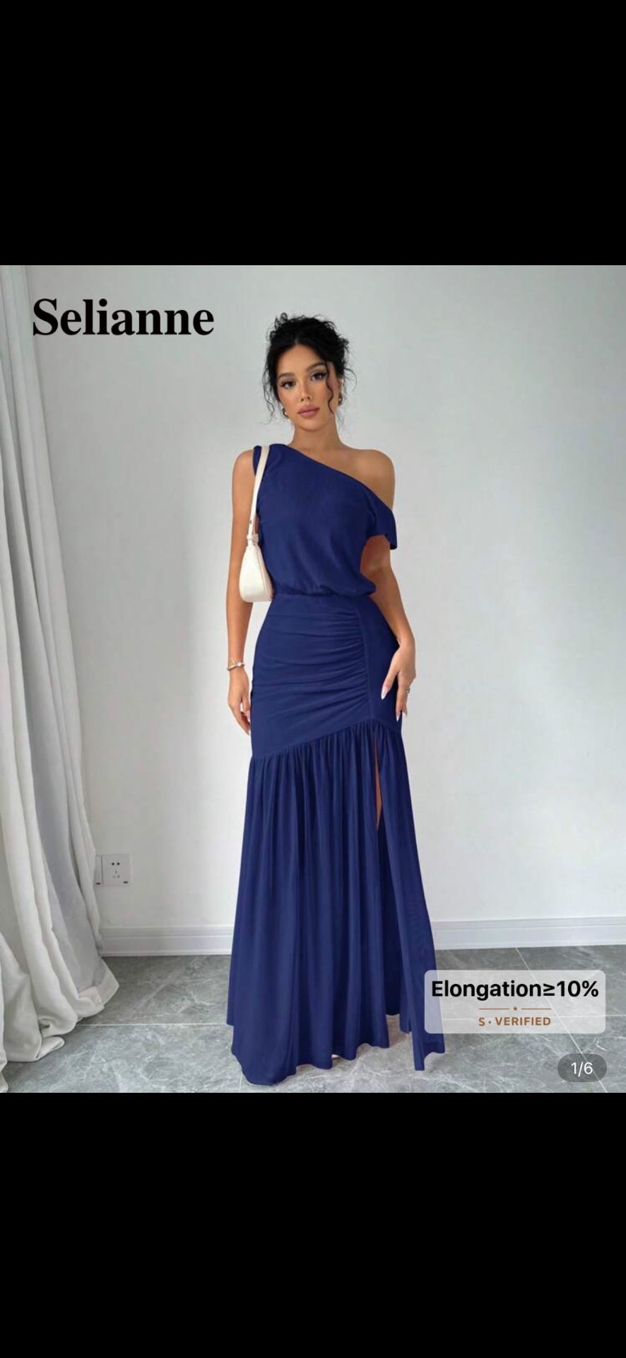 blue dress
